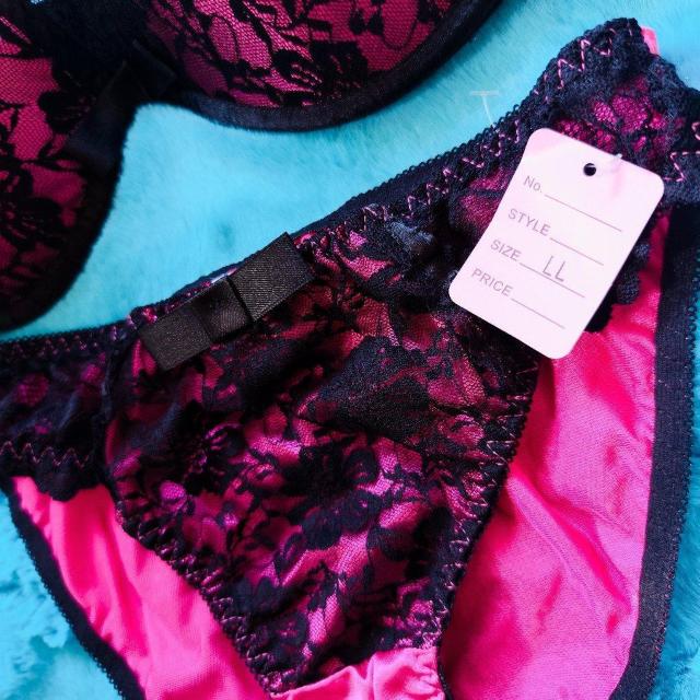 激エロカワッ。。F85×LLツルツルサテン。。小悪魔ピンクブラジャー&ショーツセット。。グラマー大きいサイズギャルGAL < 女性ファッション  激エロカワッ。。F85×LLツルツルサテン。。小悪魔ピンクブラジャー&ショーツセット。。グラマー大きいサイズギャルGAL < 女性ファッションの