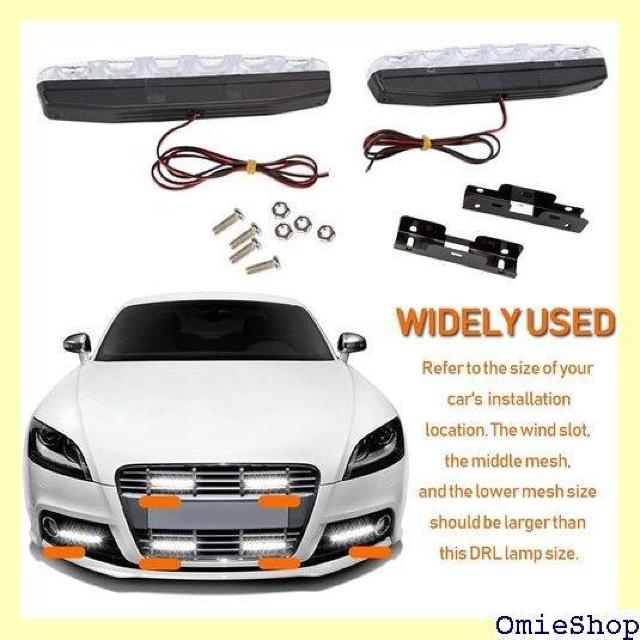 Eaglerich 2ピース ユニバーサル スモール ED デイライト 安全運転 DRL 昼間 ライト ランプ 946 < 自動車/バイク Eaglerich 2ピース ユニバーサル スモール ED デイライト 安全運転 DRL 昼間 ライト ランプ 946 < 自動車/バイク