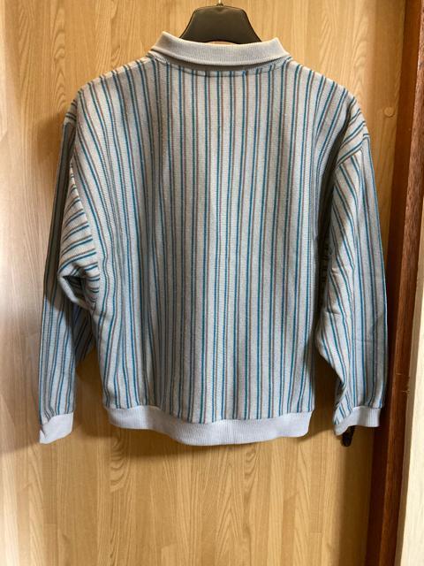 2086.ドルマンスリーブ☆襟付きニットシャツ☆サイズM☆難あり < 女性ファッション 2086.ドルマンスリーブ☆襟付きニットシャツ☆サイズM☆難あり < 女性ファッションの