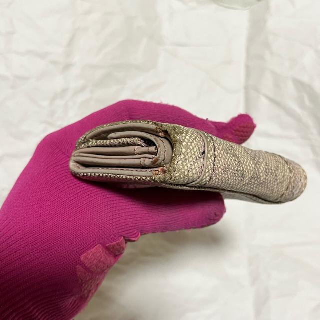 【LANVIN en Bleu / ランバンオンブルー】 ヘビ / 三つ折り財布 パイソン コンパクトウォレット < ブランド 【LANVIN en Bleu / ランバンオンブルー】 ヘビ / 三つ折り財布 パイソン コンパクトウォレット < ブランドの