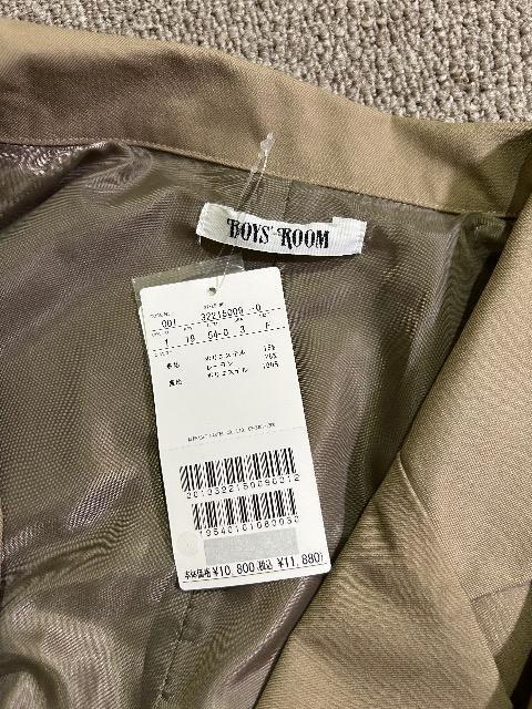 1.1万新品タグ付きBOYS' ROOM★レーヨン混スプリングコート < ブランド 1.1万新品タグ付きBOYS' ROOM★レーヨン混スプリングコート < ブランドの