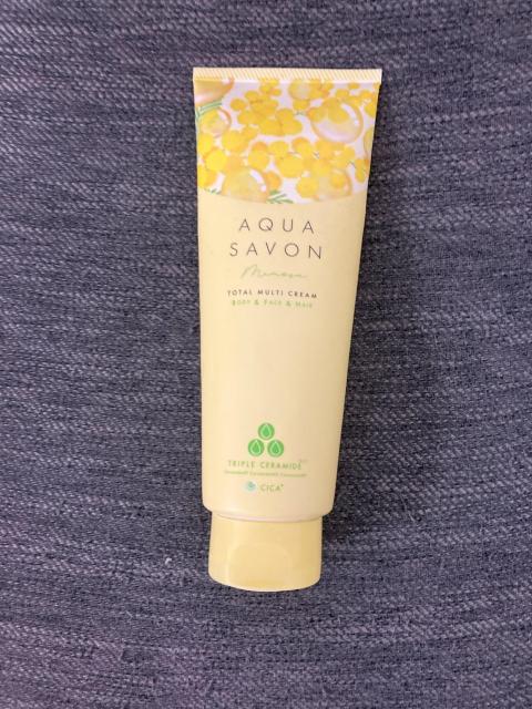残量8割 AQUA SAVON ミモザ トータルマルチクリーム 200g ボディ・フェイス・ヘア用 CICA配合 < 香水/コスメ/ネイル 残量8割 AQUA SAVON ミモザ トータルマルチクリーム 200g ボディ・フェイス・ヘア用 CICA配合 < 香水/コスメ/ネイルの