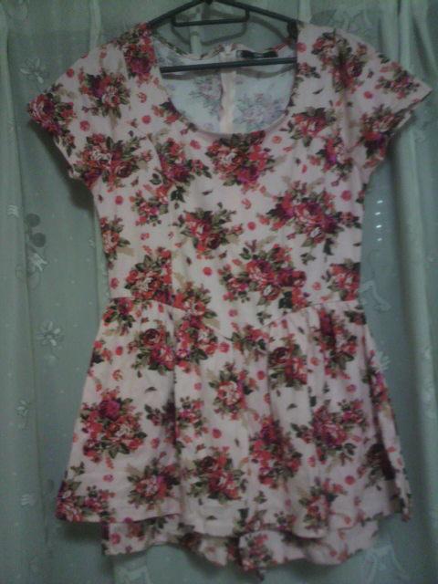 可愛い花柄シフォンワンピース < 女性ファッション  可愛い花柄シフォンワンピース  < 女性ファッションの