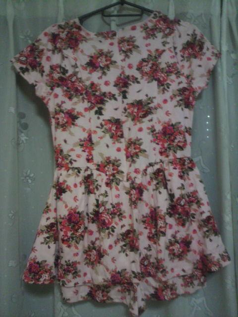 可愛い花柄シフォンワンピース < 女性ファッション  可愛い花柄シフォンワンピース < 女性ファッションの