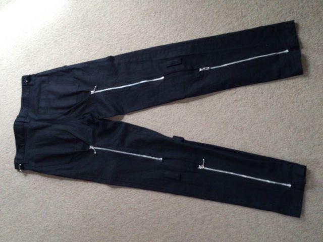 Key station the UK Zipパンツ 難あり パンク < 男性ファッション  Key station the UK Zipパンツ 難あり パンク < 男性ファッションの