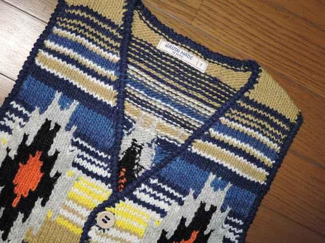 新品GAIJIN MADEガイジンメイドニットベスト1オルテガチマヨHRM < ブランド 新品GAIJIN MADEガイジンメイドニットベスト1オルテガチマヨHRM < ブランドの