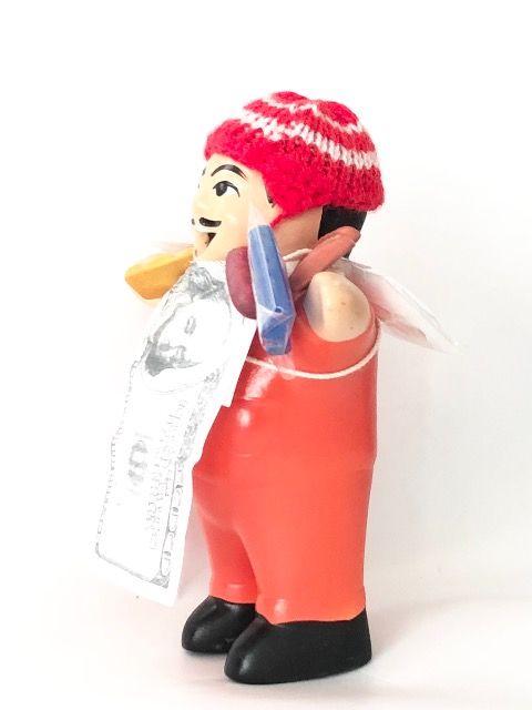 新品〈エケコ人形〉幸せを運ぶお人形(オレンジ)M < インテリア/ライフ  新品〈エケコ人形〉幸せを運ぶお人形(オレンジ)M < インテリア/ライフの
