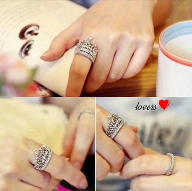 送料無21号2個重ね付けスーパーCZダイヤクラウン王冠リング指輪 < 男性アクセサリー/時計  送料無21号2個重ね付けスーパーCZダイヤクラウン王冠リング指輪 < 男性アクセサリー/時計の