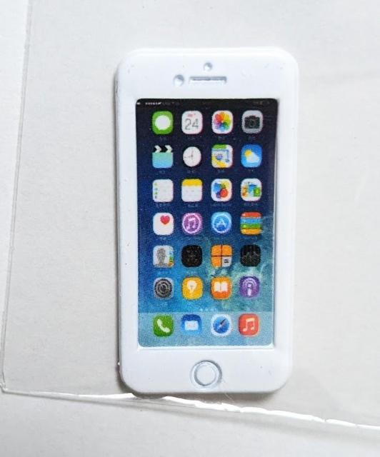 ミニチュア★スマホ★スマートフォン★携帯★白A★ホワイト★色違いたくさんあります♪ドールハウス★オマケシールお付けします★ < おもちゃ  ミニチュア★スマホ★スマートフォン★携帯★白A★ホワイト★色違いたくさんあります♪ドールハウス★オマケシールお付けします★  < おもちゃの