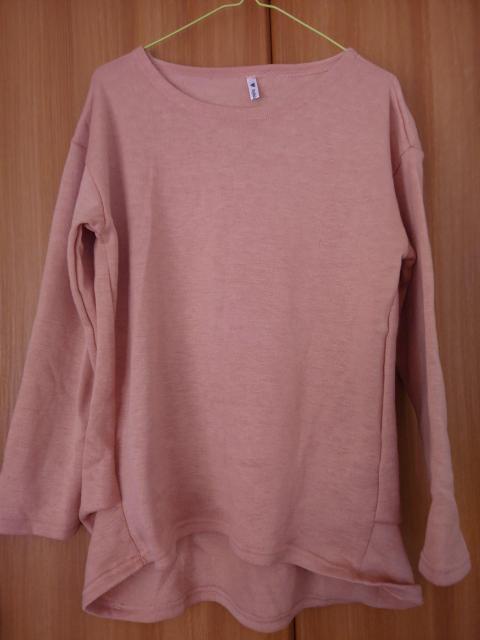 新品スモーキーピンク 裏起毛あったかプルオーバーL < 女性ファッション  新品スモーキーピンク 裏起毛あったかプルオーバーL  < 女性ファッションの