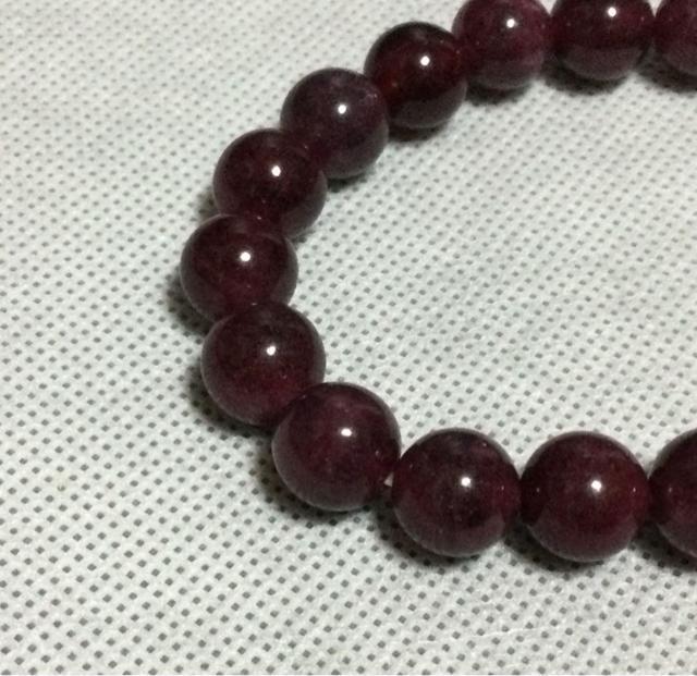 ガーネットブレスレット約10mm玉 内径約15.5cm 管理番号G10-241 < 女性アクセサリー/時計  ガーネットブレスレット約10mm玉 内径約15.5cm 管理番号G10-241 < 女性アクセサリー/時計の