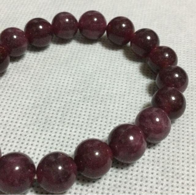 ガーネットブレスレット約10mm玉 内径約15.5cm 管理番号G10-241 < 女性アクセサリー/時計  ガーネットブレスレット約10mm玉 内径約15.5cm 管理番号G10-241 < 女性アクセサリー/時計の