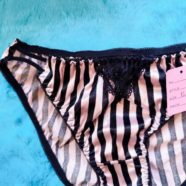 エロcool.。。F85×LLツルツルサテン。。ストライプ柄フルカップブラジャー&ショーツセット。。グラマー大きいサイズ < 女性ファッション  エロcool.。。F85×LLツルツルサテン。。ストライプ柄フルカップブラジャー&ショーツセット。。グラマー大きいサイズ < 女性ファッションの