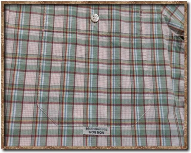 マドモアゼルノンノン チェック半袖シャツ < 女性ファッション マドモアゼルノンノン チェック半袖シャツ < 女性ファッションの