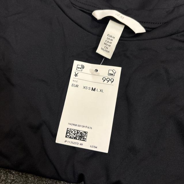 即決 新品 タグ付き H&M 半袖Tシャツ ブラック M < 女性ファッション 即決 新品 タグ付き H&M 半袖Tシャツ ブラック M < 女性ファッションの