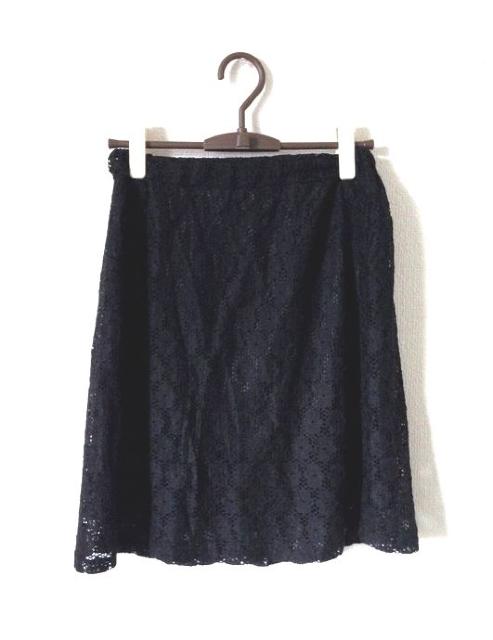 MARILYN ■ブラック 総レース ウエストゴム スカート フリー < ブランド  MARILYN ■ブラック 総レース ウエストゴム スカート フリー  < ブランドの