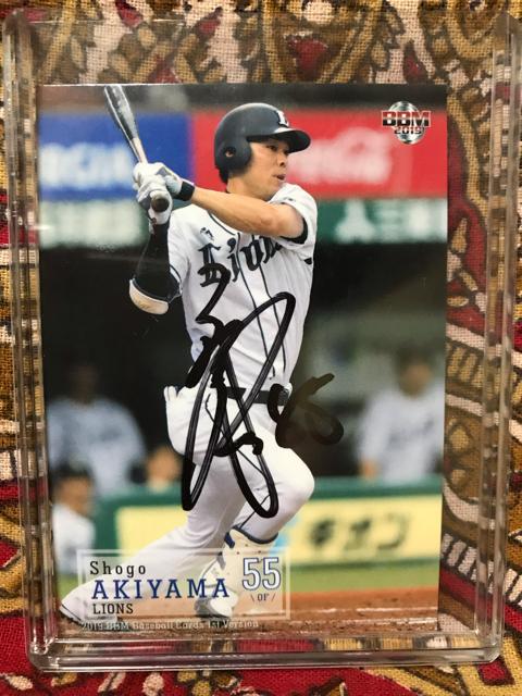 西武ライオンズ 秋山翔吾選手 直筆サインカード BBM2019 < レジャー/スポーツ  西武ライオンズ 秋山翔吾選手 直筆サインカード BBM2019  < レジャー/スポーツの