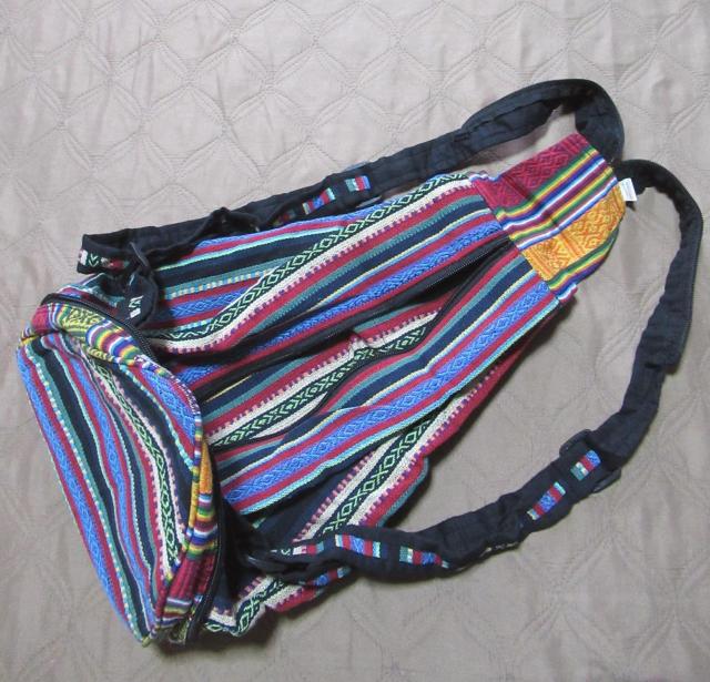 折りたためる*ネパールゲリコットンリュックサック 3 < 女性ファッション 折りたためる*ネパールゲリコットンリュックサック 3 < 女性ファッションの