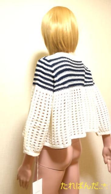 新品タグ付☆大きいF☆A・D・O☆綺麗な透し編みぷっくり袖BDニットT231☆3点で即落 < 女性ファッション  新品タグ付☆大きいF☆A・D・O☆綺麗な透し編みぷっくり袖BDニットT231☆3点で即落 < 女性ファッションの