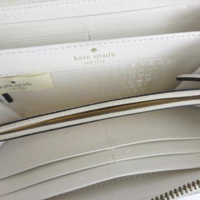 KATE SPADE 長財布 ウォレット L字ファスナー リボン レザー < 女性ファッション  KATE SPADE 長財布 ウォレット L字ファスナー リボン レザー < 女性ファッションの