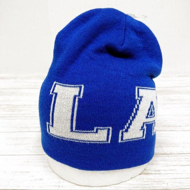 LA ロゴ入り ニットキャップ 新品 < 女性ファッション  LA ロゴ入り ニットキャップ 新品 < 女性ファッションの