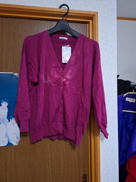 濃いピンクカーディガン < 女性ファッション  濃いピンクカーディガン  < 女性ファッションの