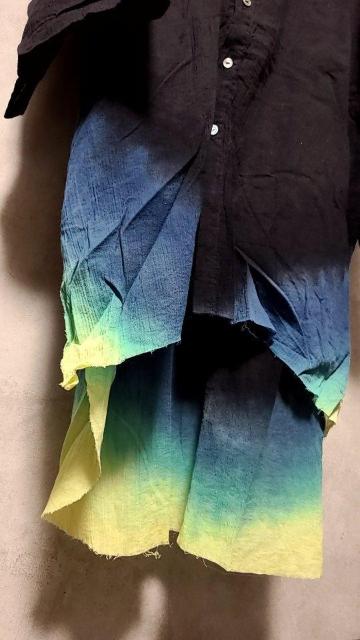 レア 新品KMRiiケムリOversized Crepe Shirt / GD 2 < ブランド  レア 新品KMRiiケムリOversized Crepe Shirt / GD 2 < ブランドの