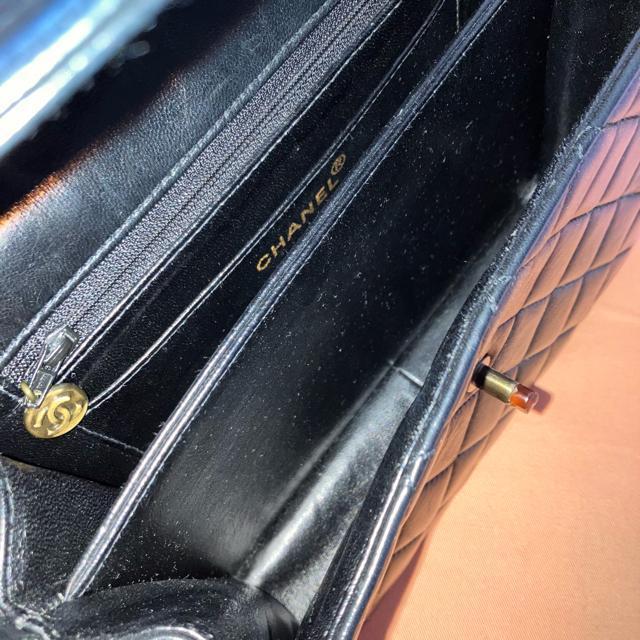 CHANEL シャネル キルティング ショルダーバッグ 黒 希少鼈甲風チェーン ワンショルダーハンドバッグ < ブランド CHANEL シャネル キルティング ショルダーバッグ 黒 希少鼈甲風チェーン ワンショルダーハンドバッグ < ブランドの