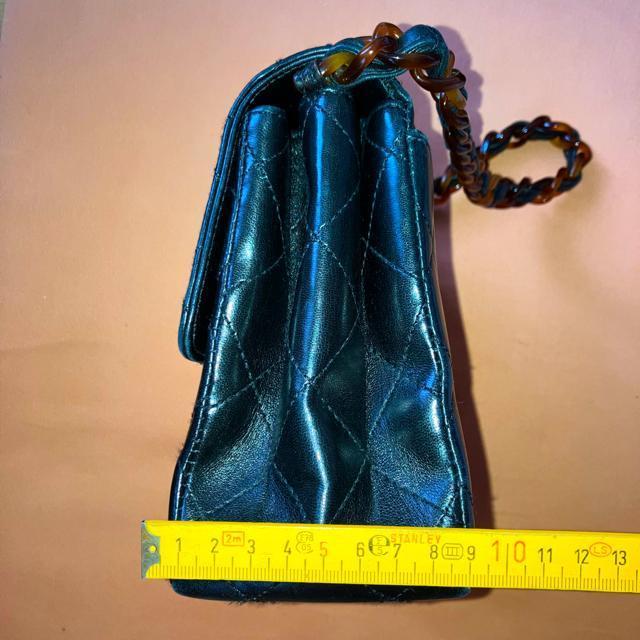 CHANEL シャネル キルティング ショルダーバッグ 黒 希少鼈甲風チェーン ワンショルダーハンドバッグ < ブランド CHANEL シャネル キルティング ショルダーバッグ 黒 希少鼈甲風チェーン ワンショルダーハンドバッグ < ブランドの