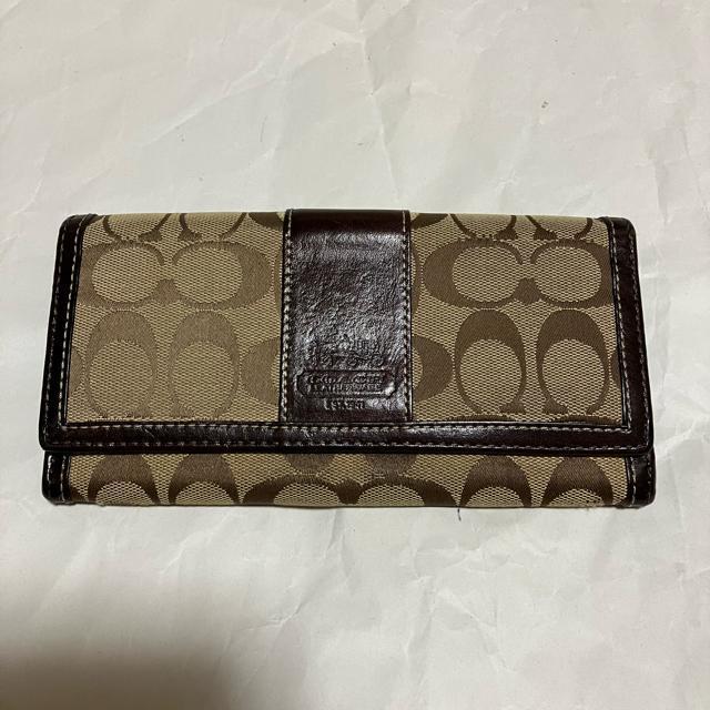 C【COACH / コーチ】 レザー × キャンバス / シグネチャー 長財布 < ブランド C【COACH / コーチ】 レザー × キャンバス / シグネチャー 長財布 < ブランドの