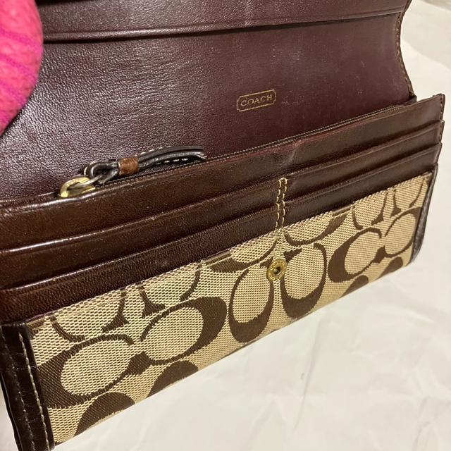 C【COACH / コーチ】 レザー × キャンバス / シグネチャー 長財布 < ブランド C【COACH / コーチ】 レザー × キャンバス / シグネチャー 長財布 < ブランドの