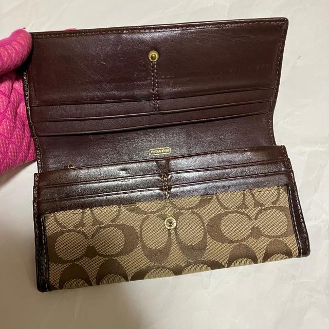 C【COACH / コーチ】 レザー × キャンバス / シグネチャー 長財布 < ブランド C【COACH / コーチ】 レザー × キャンバス / シグネチャー 長財布 < ブランドの