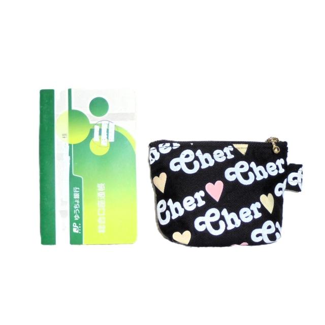 【13p幅ミニファスナーポーチ】 リメイク◆Cher◆シェル・黒ブラック◆ < 女性ファッション 【13p幅ミニファスナーポーチ】 リメイク◆Cher◆シェル・黒ブラック◆ < 女性ファッションの