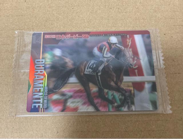 サラブレッド ホースコレクション ツインウエハース ドゥラメンテ ノーマルカード デムーロ < トレーディングカード サラブレッド ホースコレクション ツインウエハース ドゥラメンテ ノーマルカード デムーロ < トレーディングカードの