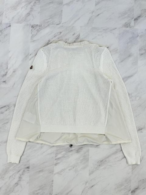 MONCLER モンクレール マグリア ニット カーディガン ホワイト 白 レディース Sサイズ 美品 < ブランド MONCLER モンクレール マグリア ニット カーディガン ホワイト 白 レディース Sサイズ 美品 < ブランドの