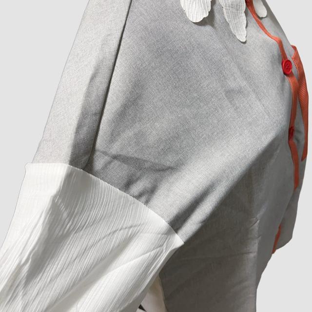 新品大人フェミニンな異素材ブラウス/ナチュラルベージュ < 女性ファッション 新品大人フェミニンな異素材ブラウス/ナチュラルベージュ < 女性ファッションの