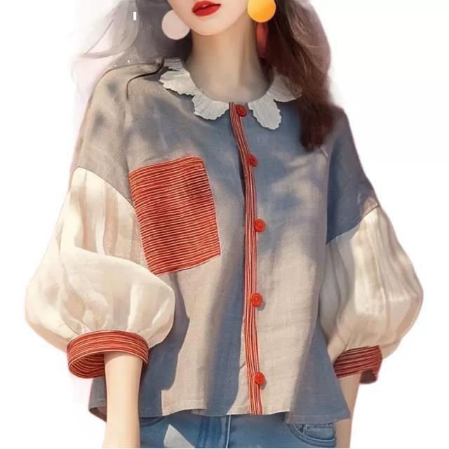 新品大人フェミニンな異素材ブラウス/ナチュラルベージュ < 女性ファッション 新品大人フェミニンな異素材ブラウス/ナチュラルベージュ < 女性ファッションの