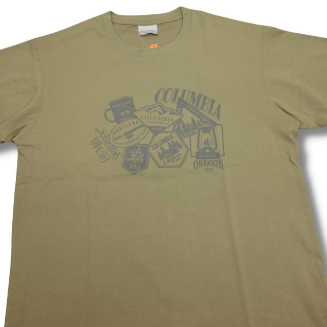 即決☆コロンビア ワッペン グラフィック GN/Mサイズ 半袖Tシャツ 送料無料 グリーン カーキ < ブランド 即決☆コロンビア ワッペン グラフィック GN/Mサイズ 半袖Tシャツ 送料無料 グリーン カーキ < ブランドの