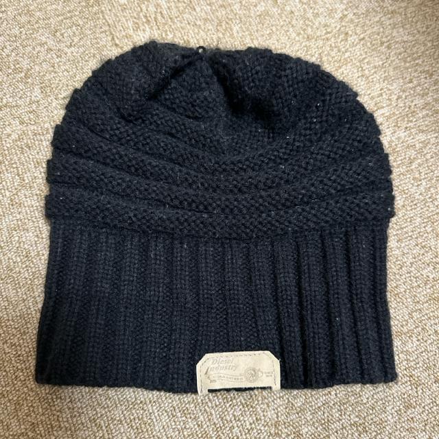 DIESEL黒ニット帽 < 男性ファッション DIESEL黒ニット帽 < 男性ファッションの