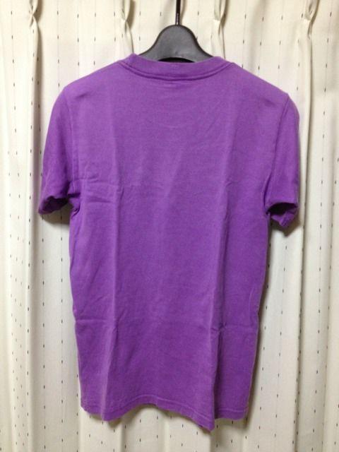 ワールドワイドラブ プリント 半袖Tシャツ Sサイズ1  紫 青 日本製 古着 ユーズド < ブランド  ワールドワイドラブ プリント 半袖Tシャツ Sサイズ1  紫 青 日本製 古着 ユーズド < ブランドの