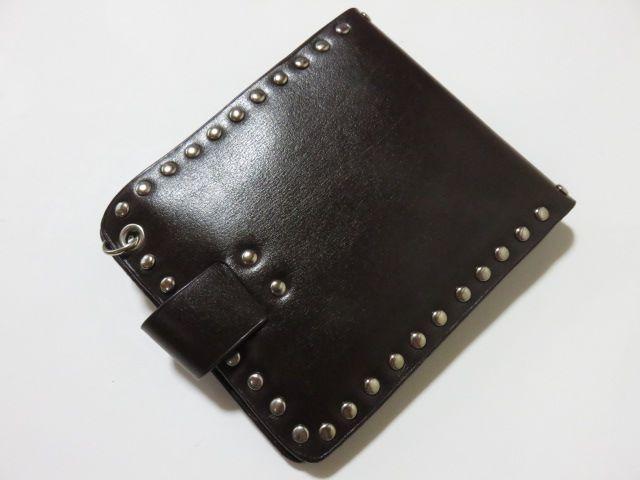 激シブ♪本革《スカル×クロス》スタッズウォレット財布 < 男性ファッション 激シブ♪本革《スカル×クロス》スタッズウォレット財布 < 男性ファッションの