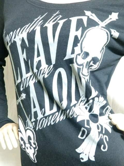 【GHOST OF HARLEM/ゴーストオブハーレム】《New》スカル&百合紋章ワッペン*ロンT < ブランド 【GHOST OF HARLEM/ゴーストオブハーレム】《New》スカル&百合紋章ワッペン*ロンT < ブランドの