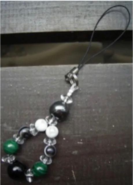 黒水晶・モリオンxマラカイトx天眼石ストラップ 天然石 < 家電/AV 黒水晶・モリオンxマラカイトx天眼石ストラップ 天然石 < 家電/AVの