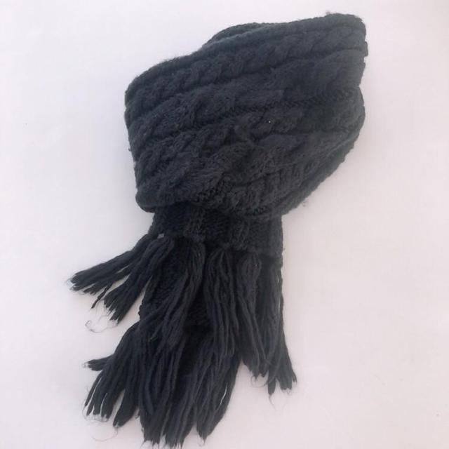 ◆GU/ジーユー◆完売品!!ケーブルニットマフラー★ブラックF*ungrid似♪ < ブランド  ◆GU/ジーユー◆完売品!!ケーブルニットマフラー★ブラックF*ungrid似♪  < ブランドの