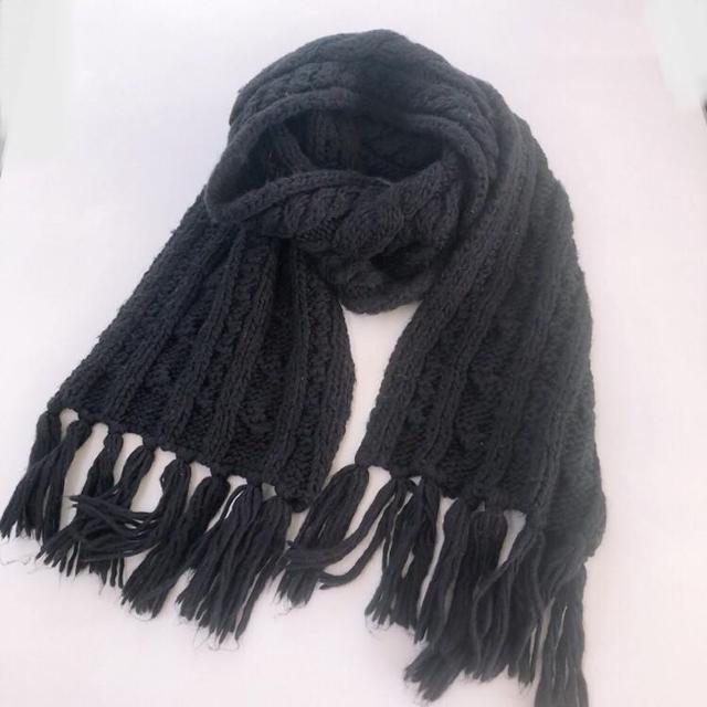 ◆GU/ジーユー◆完売品!!ケーブルニットマフラー★ブラックF*ungrid似♪ < ブランド  ◆GU/ジーユー◆完売品!!ケーブルニットマフラー★ブラックF*ungrid似♪ < ブランドの