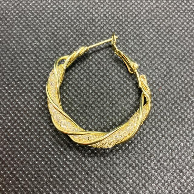 即決 S925 ゴールドカラー ピアス 片耳のみ < 女性アクセサリー/時計  即決 S925 ゴールドカラー ピアス 片耳のみ  < 女性アクセサリー/時計の