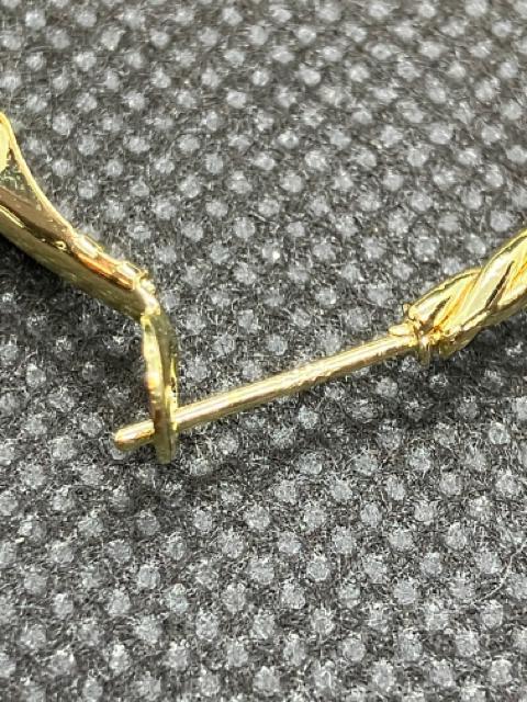 即決 S925 ゴールドカラー ピアス 片耳のみ < 女性アクセサリー/時計  即決 S925 ゴールドカラー ピアス 片耳のみ < 女性アクセサリー/時計の