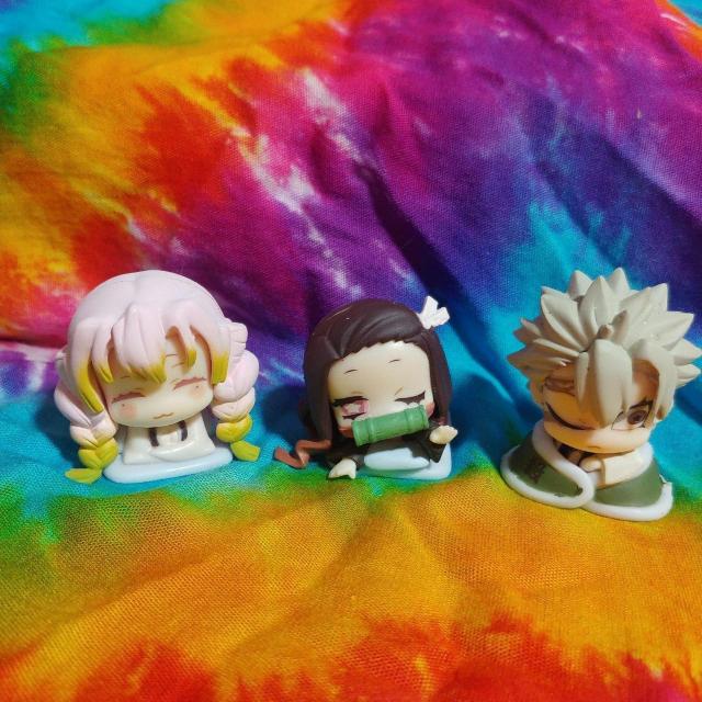 鬼滅の刃□ガチャガチャおねむたん□鼠豆子□甘露寺□不死川□フィギュア□人形□ < アニメ/コミック/キャラクター  鬼滅の刃□ガチャガチャおねむたん□鼠豆子□甘露寺□不死川□フィギュア□人形□  < アニメ/コミック/キャラクターの