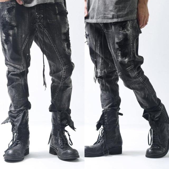 ViKMRiiPCotton Spandex Discharged Crush Pants 3  uh 