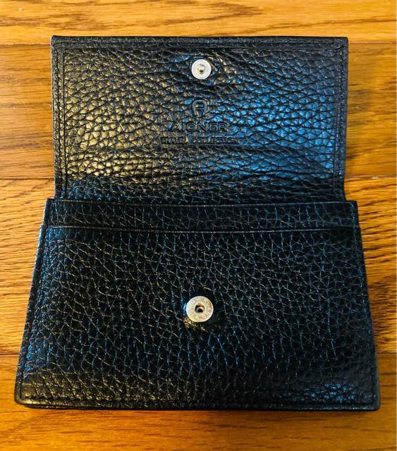 AIGNER アイグナー カードケース レザー 本革 メンズ レディース 名刺入れ < 男性ファッション  AIGNER アイグナー カードケース レザー 本革 メンズ レディース 名刺入れ < 男性ファッションの